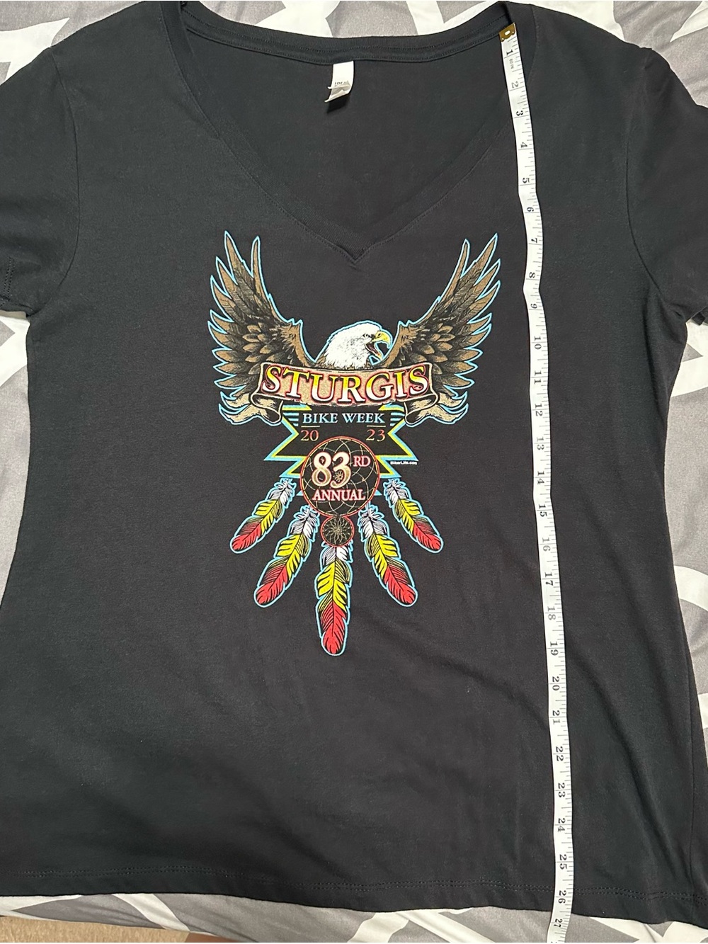 Sturgis Bike Week 83rd Annual Black Graphic Tee